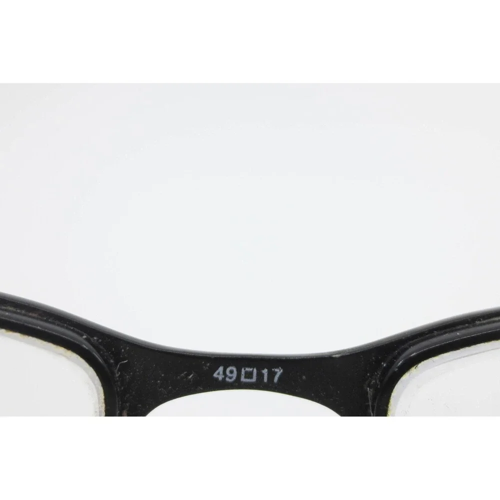 BCBGMAXAZRIA Brigitte Black Gold Rectangular Eyeglasses Frames 49-17-135 38447
